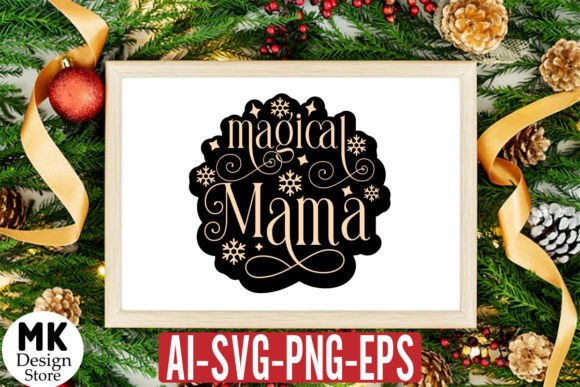 Magical Mama, Retro Christmas SVG Review