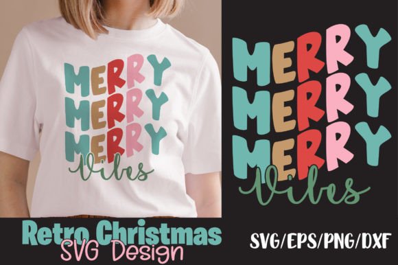 Merry Vibes Retro Christmas Svg Review