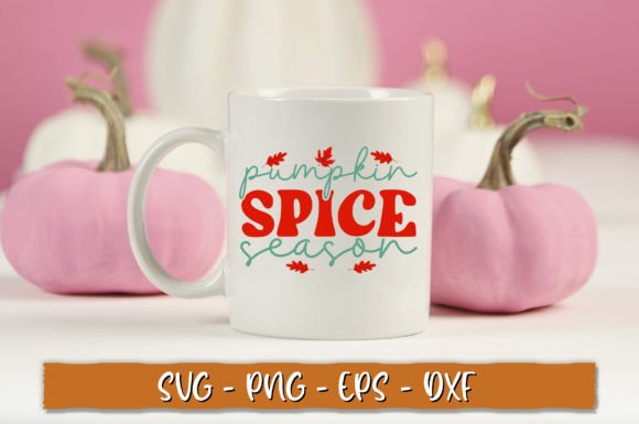 Pumpkin Spice Season SVG, Retro Fall
