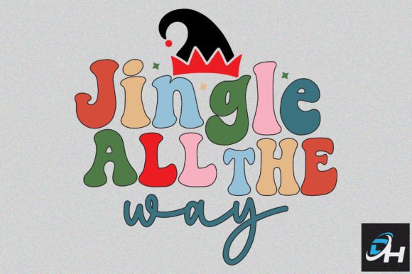 Retro Christmas SVG Jingle All the Way