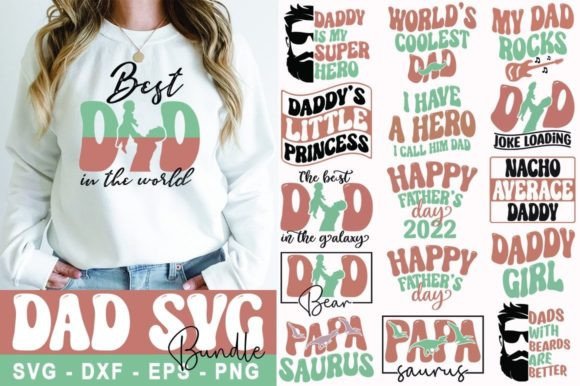 Retro Dad SVG Bundle Review for Real Embroidery
