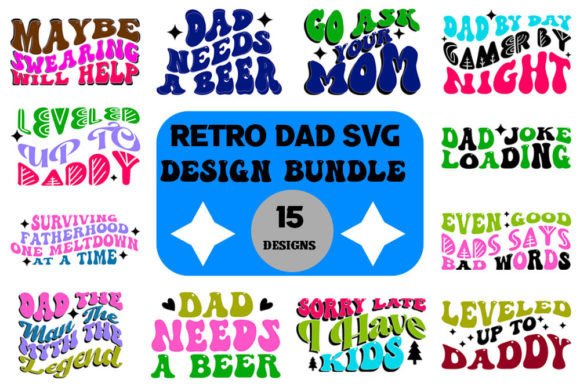Retro Dad SVG Design Bundle Review