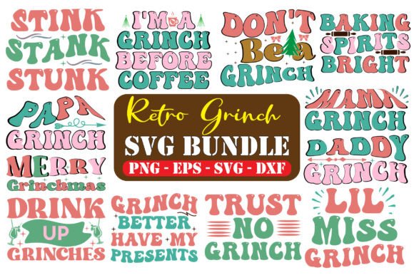 Retro Grinch SVG Bundle Review