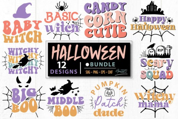 Retro Halloween SVG Bundle Review