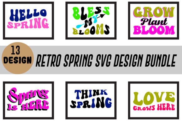Retro Spring SVG Design Bundle Review