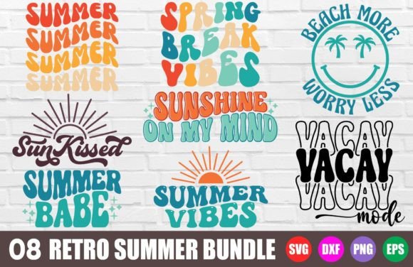 Retro Summer SVG Bundle Summer PNG Review