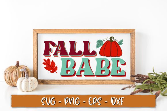 Review: Fall Babe SVG, Retro Fall
