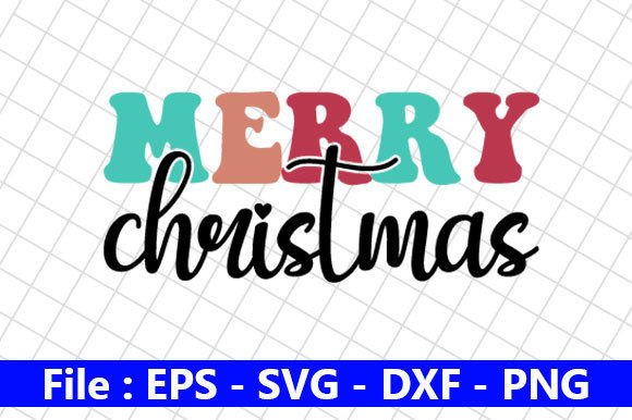 Review: Retro Christmas Svg Design, Merry